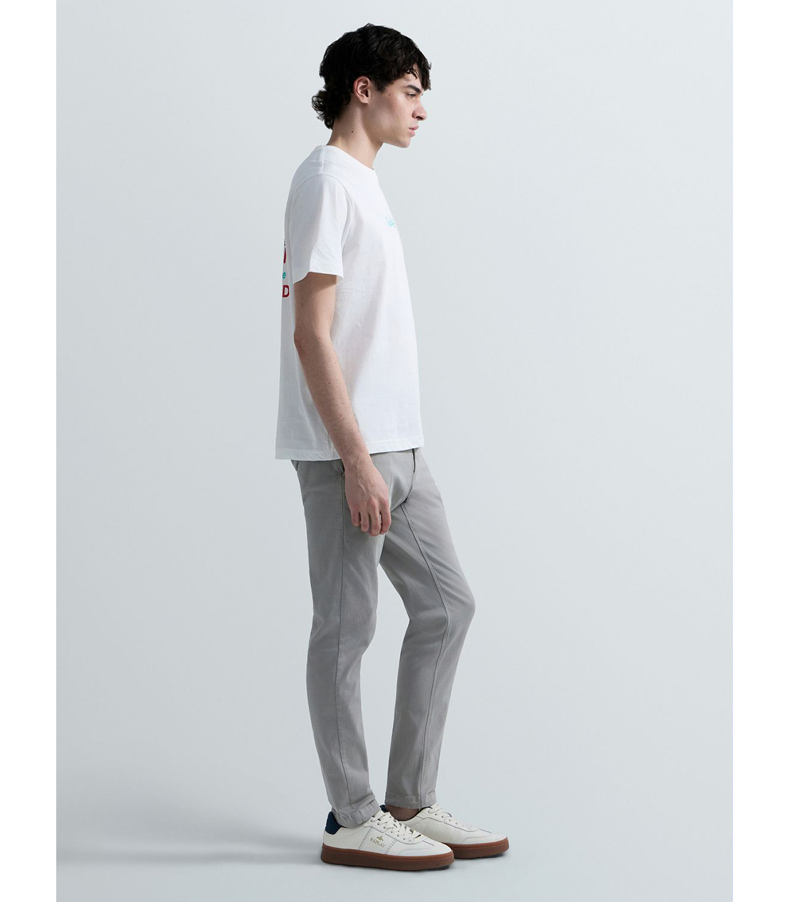 ベーシックジャージーヘリテイジプリント Tシャツ 詳細画像 ホワイト 4